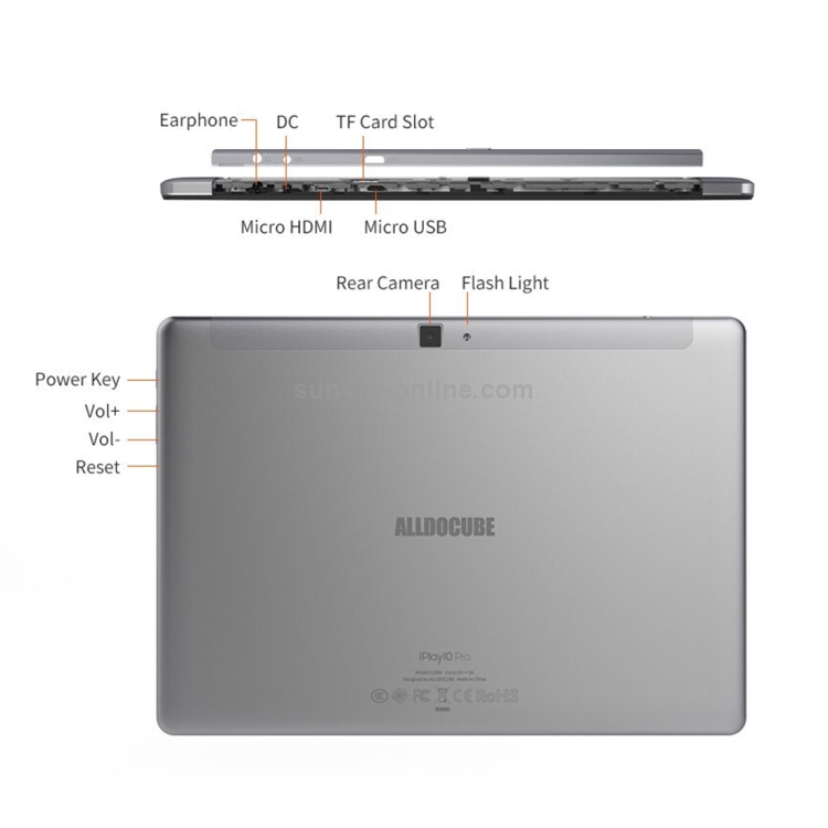 Sunsky Alldocube Iplay10 Pro Tablet 10 1 Inch 3gb 32gb