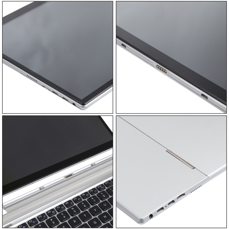 F123 2 in 1 Tablet PC, 12.3 inch, 8GB+128GB, Windows10 Intel Celeron N4125 Quad Core 2.0-2.7GHz, with Keyboard, Support Bluetooth & WiFi & TF Card, US Plug - 4