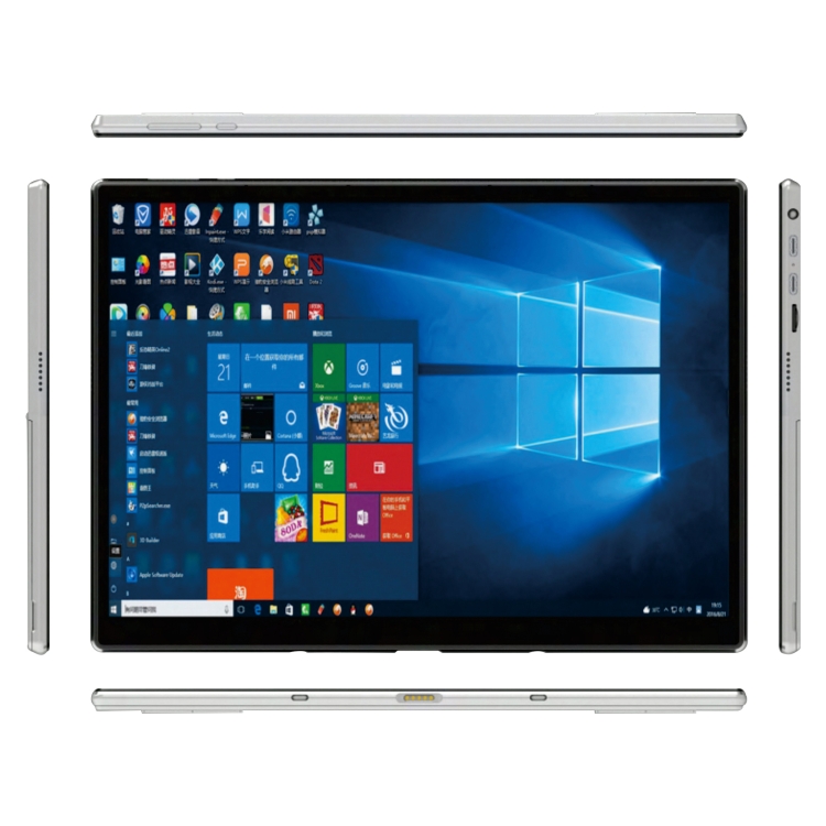 F123 2 in 1 Tablet PC, 12.3 inch, 8GB+256GB, Windows10 Intel Celeron N4125 Quad Core 2.0-2.7GHz, with Keyboard, Support Bluetooth & WiFi & TF Card, US Plug - 2