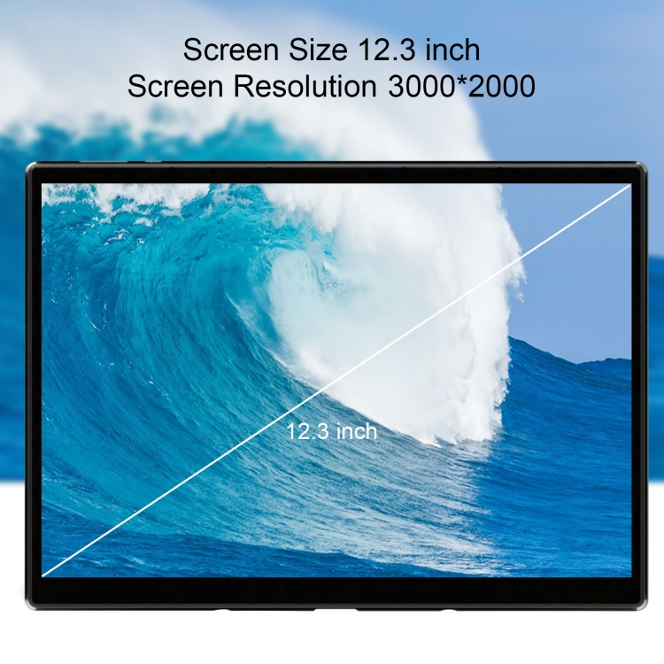 F123 2 in 1 Tablet PC, 12.3 inch, 8GB+256GB, Windows10 Intel Celeron N4125 Quad Core 2.0-2.7GHz, with Keyboard, Support Bluetooth & WiFi & TF Card, US Plug - 5