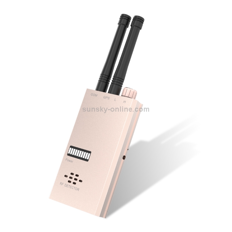 Detector de se/ñal RF GSM Buscador de audio//Buscador de dispositivos de escucha Detector de escaneo GPS Silver T-8000