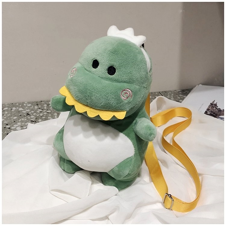 dinosaur plush bag