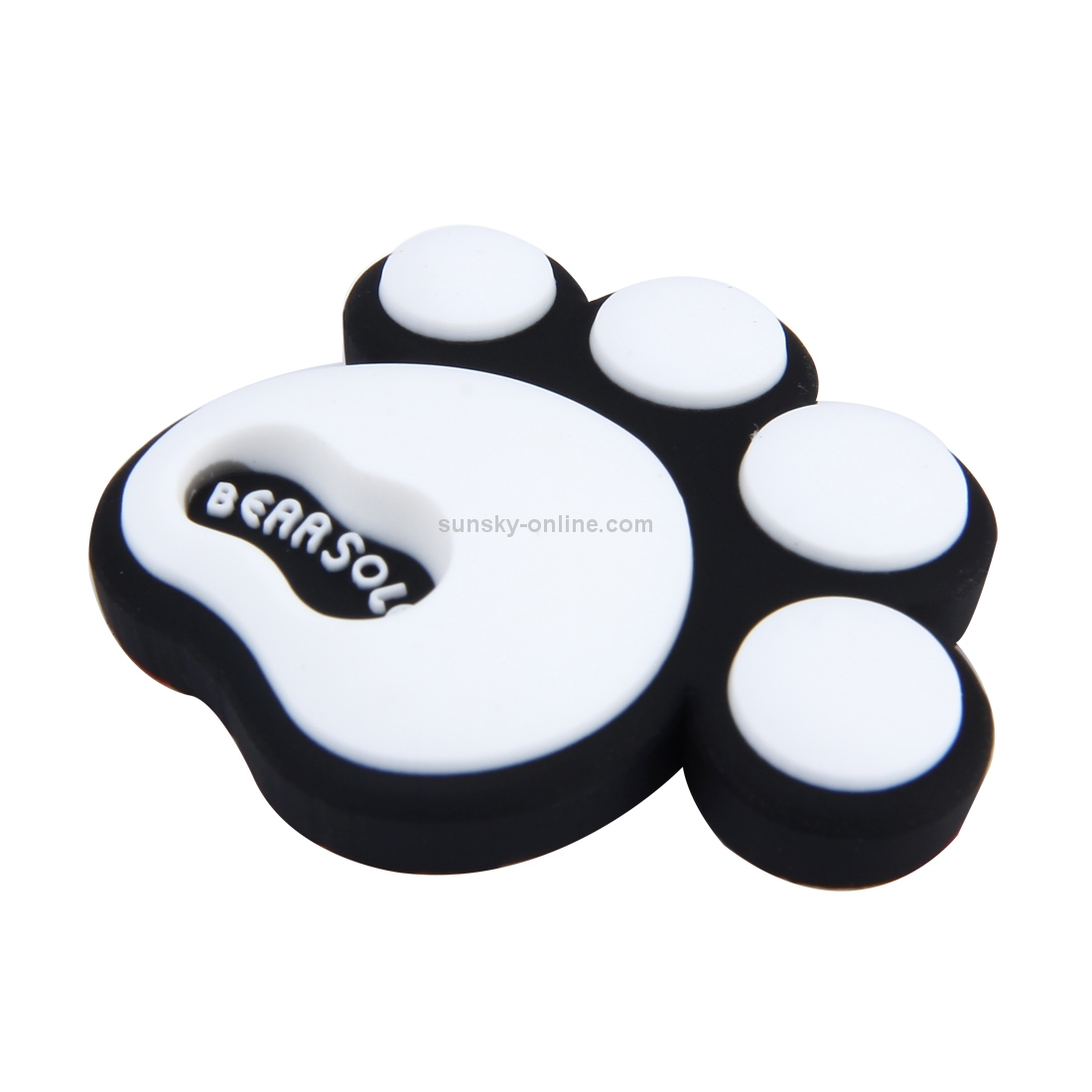 Sunsky 4 Pcs Dog Footprint Shape Cartoon Style Pvc Car Auto