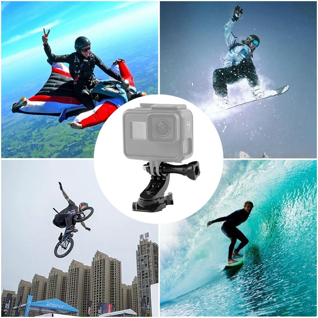 Sunsky Gp451 Gopro配件360度旋转j型底座适用于gopro 小蚁 Sj 米家等运动相机