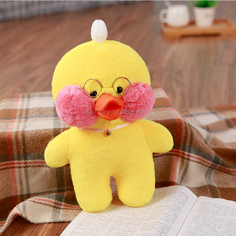 duck with glasses plush
