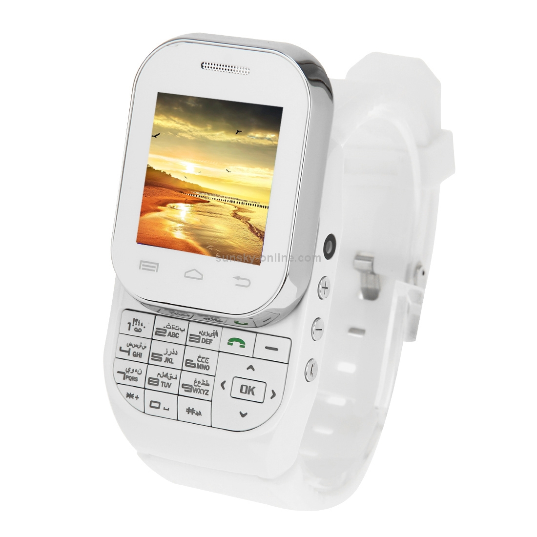 slide smartwatch with gsm phone and camera