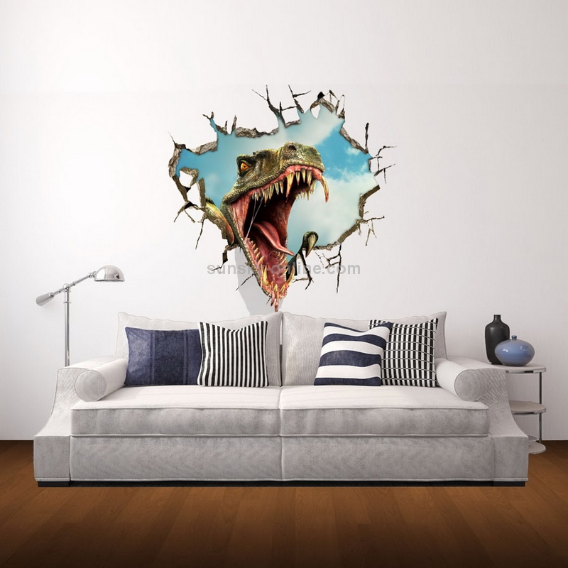 SUNSKY Wall Decor 3D Animal Removable Wall Stickers, Size 58cm x 66cm