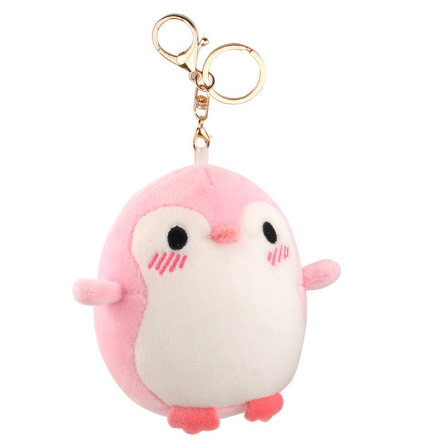 pink penguin plush