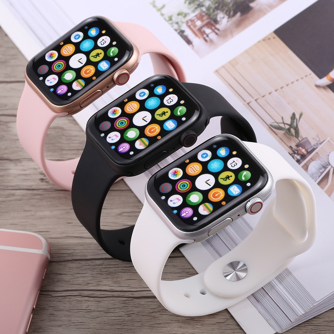 apple watch series 4 pink colour