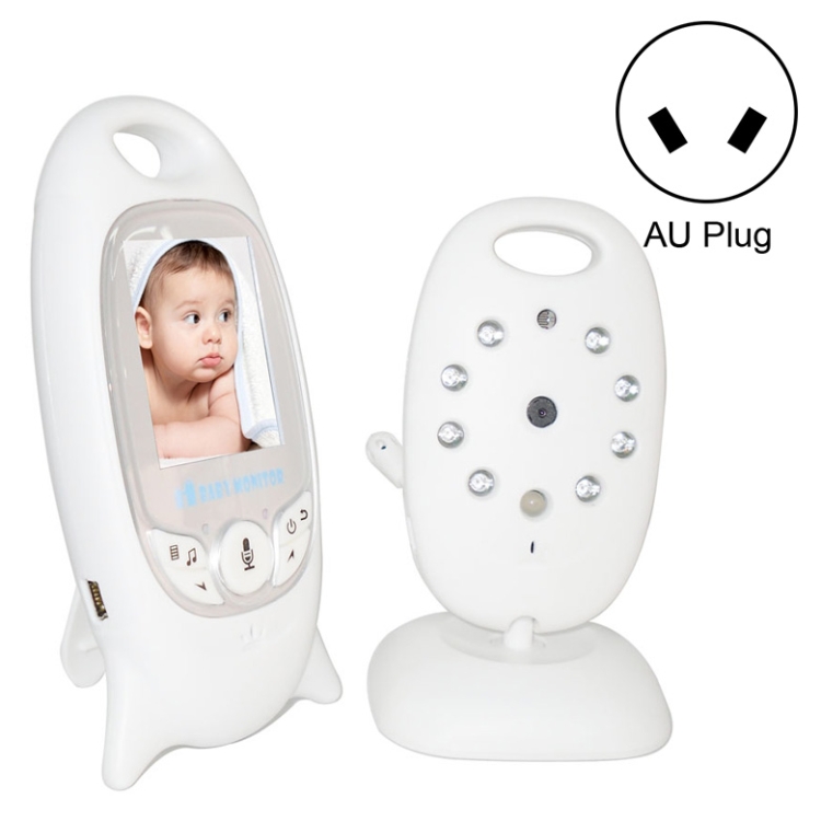 

VB601 2.0 inch LCD Screen Hassle-Free Portable Baby Monitor, Support Two Way Talk Back, Night Vision(AU Plug)
