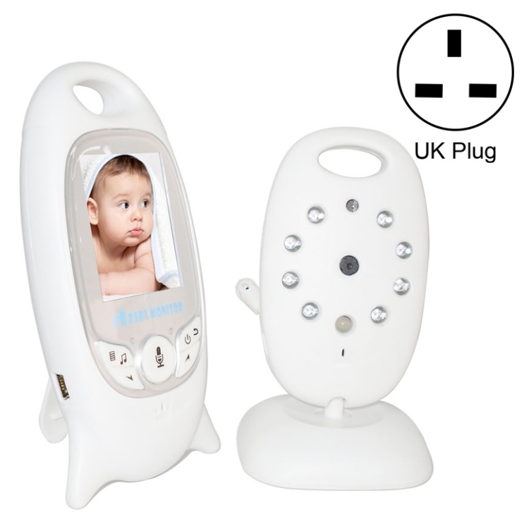 

VB601 2.0 inch LCD Screen Hassle-Free Portable Baby Monitor, Support Two Way Talk Back, Night Vision(UK Plug)