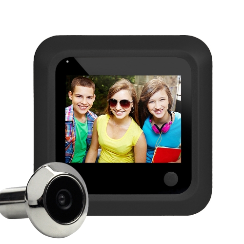 

X5 2.4 inch Screen 2.0MP Security Camera No Disturb Peephole Viewer, Support TF Card(Black)