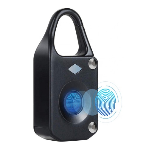 

USB Charging Anti-theft Electronic Smart Fingerprint Lock, Support up to 10 Fingerprints Memory(Black)