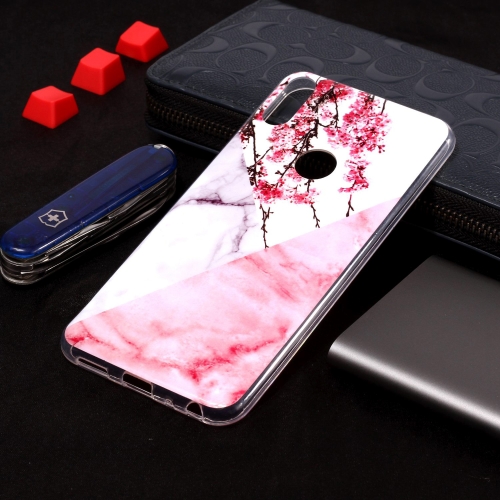 

Plum Blossom Marble Pattern Soft TPU Case for ASUS Zenfone Max Pro (M1) ZB601KL