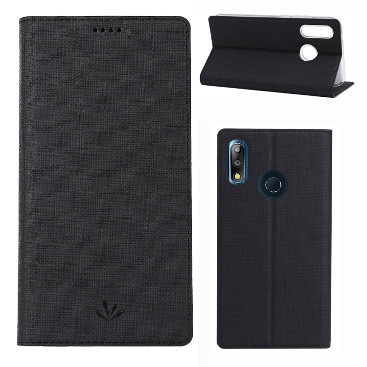 

ViLi DMX Multifunctional Horizontal Flip Leather Case for Asus Zenfone Max Pro(M2)(ZB631KL), with Card Slot & Holder(Black)