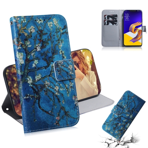 

Apricot Flower Pattern Coloured Drawing Horizontal Flip Leather Case for Asus Zenfone 5z ZS620KL / Zenfone 5 ZE620KL, with Holder & Card Slots & Wallet