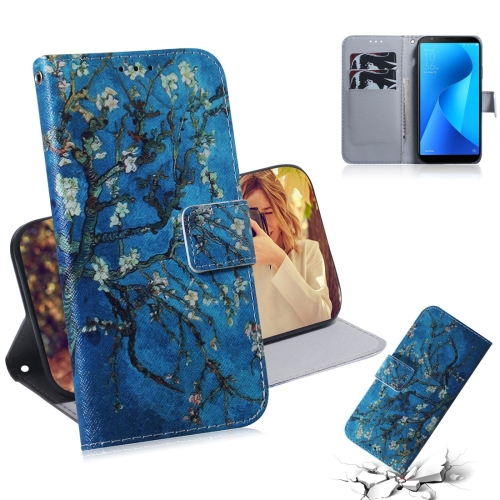 

Apricot Flower Pattern Coloured Drawing Horizontal Flip Leather Case for Asus Zenfone Max Plus (M1) ZB570TL, with Holder & Card Slots & Wallet