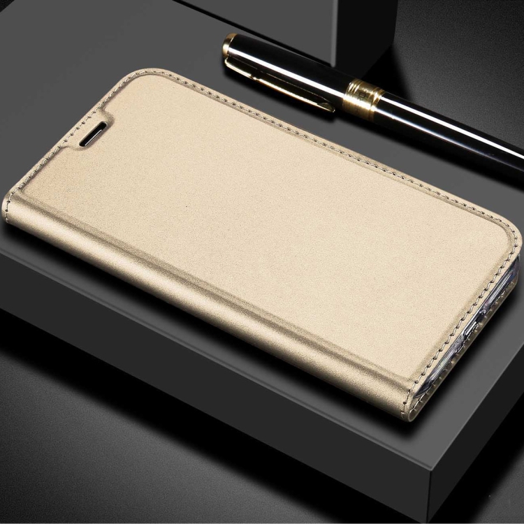 

DZGOGO ISKIN Series Slight Frosted PU+ TPU Case for ASUS Zenfone 5 Lite ZC600KL(Gold)