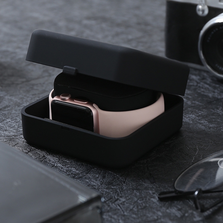 

Fashion PC Storage Box Protective Case for Apple Watch Series 4 & 3 & 2 & 1(Black)