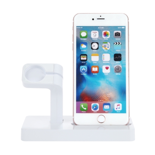 

Multi-function Charging Dock Stand Holder Station for Apple Watch Series 42mm / 38mm, iPhone 5 / 5s / 6 / 6s / 7 / 7 Plus (White)