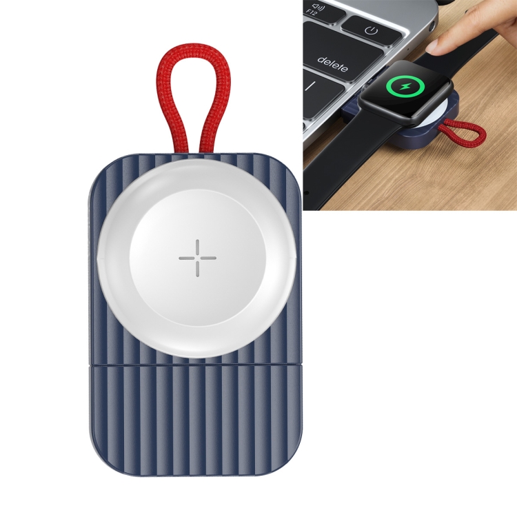 

ROCK W26 Portable Magnetic Wireless Charger for Apple Watch(Blue)