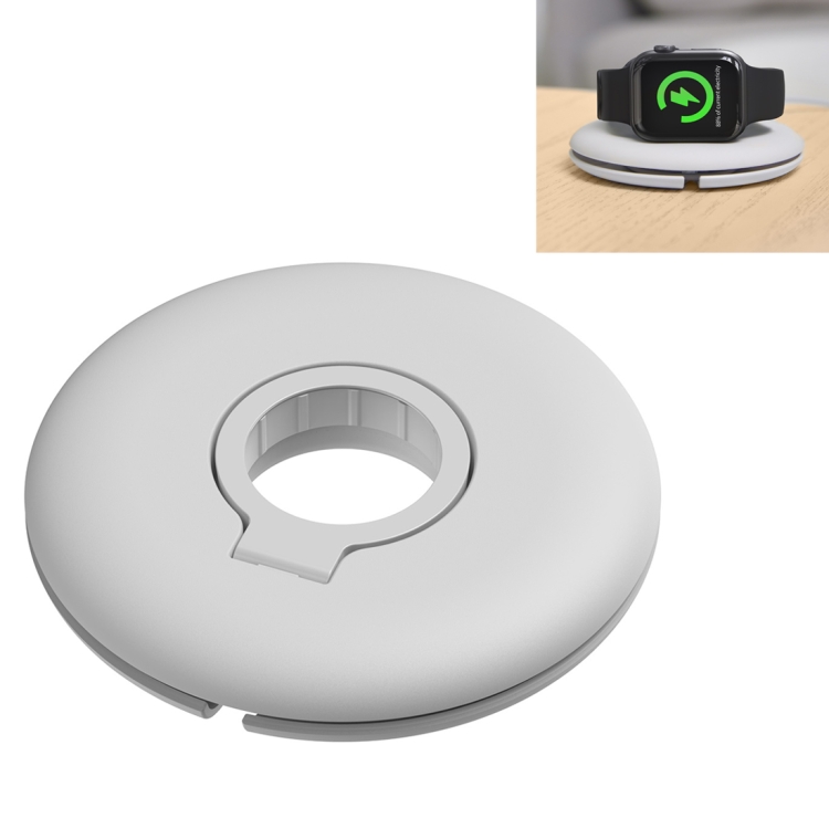 

Baseus Planet Cable Winder Smart Watch Charger Storage Box for Apple Watch(White)