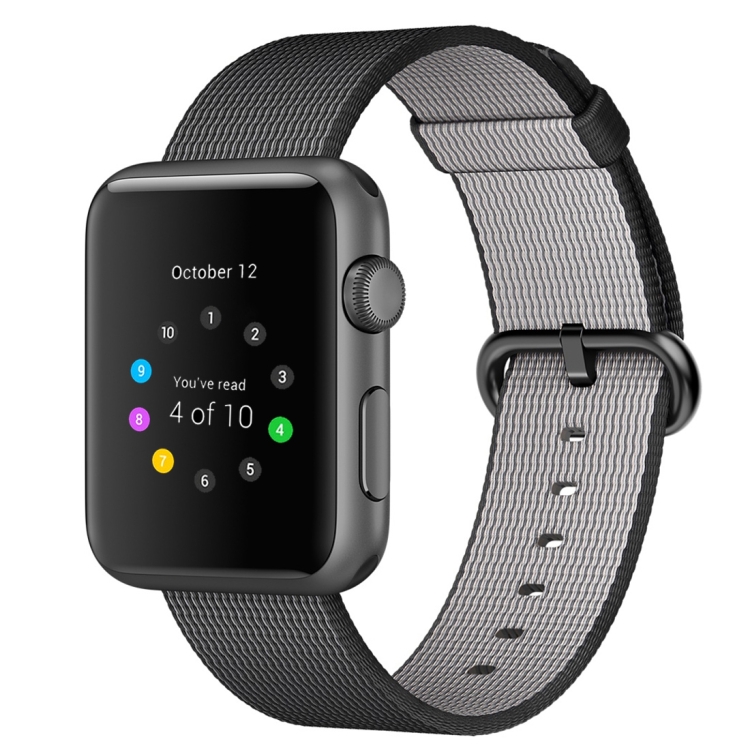 

Woven Nylon Watchband for Apple Watch 42mm (Black)