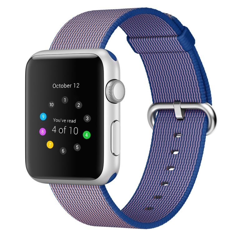 

Woven Nylon Watchband For Apple Watch 42mm (Royal Blue)