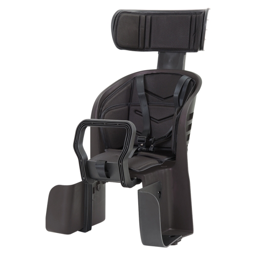 

[JPN Warehouse] 194431 Bicycle Rear-mounted Safety Seat for Children, with Seat Belt & Handle & Height Adjustable Headrest, Suitable for 24-27 inch Bicycle(Coffee)