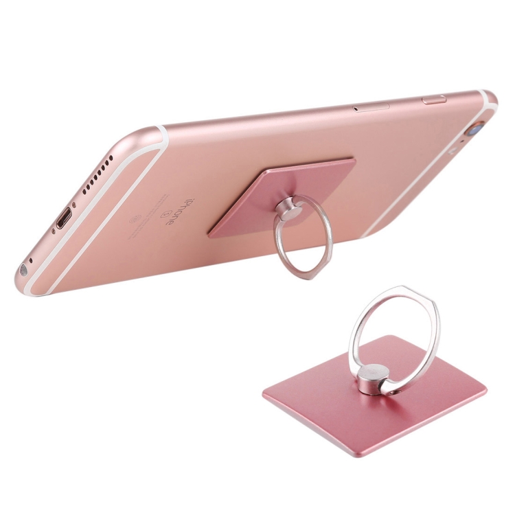 

Ring Buckle Multifunction Cell Phone Holder, For iPad, iPhone, Galaxy, Huawei, Xiaomi, LG, HTC and Other Smart Phones(Rose Gold)