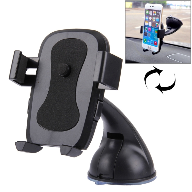 

Curved Handle Suction Cup Car Phone Navigation Holder, For iPhone, Galaxy, Huawei, Xiaomi, LG, HTC and Other Smart Phones