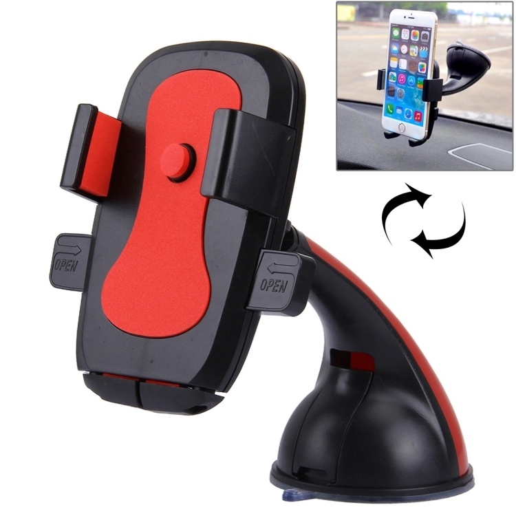 

Curved Handle Suction Cup Car Phone Navigation Holder, For iPhone, Galaxy, Huawei, Xiaomi, LG, HTC and Other Smart Phones