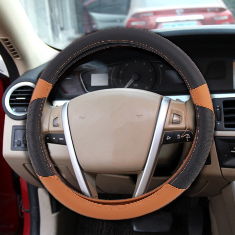 Steering Wheels & Covers Breathable Durable Leather Steering Wheel