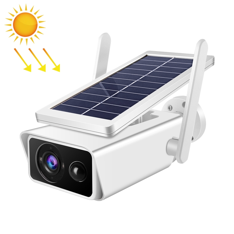 

T13-2 1080P HD Solar Powered 2.4GHz WiFi Security Camera without Battery, Support Motion Detection, Night Vision, Two Way Audio, TF Card