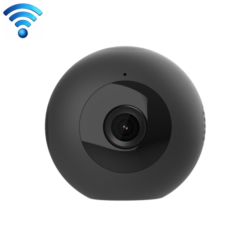 

CAMSOY C8 HD 1280 x 720P 140 Degree Wide Angle Spherical Wireless WiFi Wearable Intelligent Surveillance Camera, Support Infrared Right Vision & Motion Detection Alarm & Charging while Recording (Black)