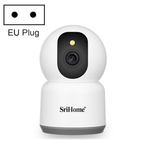 

SirHome SH038 4.0 Million Pixels QHD 2.4G/5G WiFi IP Camera, Support Night Color & Motion Detection & Two Way Talk & Human Detection & TF Card, EU Plug