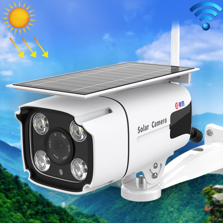 

Difang DF-TYNSD 2 Megapixel WiFi Version Outdoor Waterproof Array Light Solar HD Monitor Camera without Battery & Memory, Support Infrared Night Vision & Motion Detection / Alarm & Voice Intercom & Mobile Surveillance