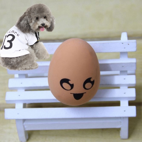egg shaped dog toy