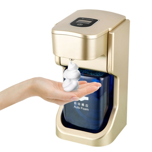 

Goddard Non-contact Auto-sensing Foam Intelligent Hand Sanitizer Liquid Soap Dispenser with LED Display(Champagne Gold)