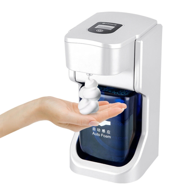 

Goddard Non-contact Auto-sensing Foam Intelligent Hand Sanitizer Liquid Soap Dispenser with LED Display(Space Silver)