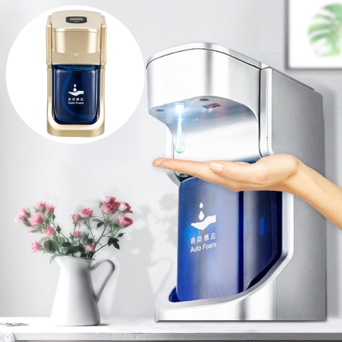 

Goddard Non-contact Auto-sensing Intelligent Hand Sanitizer Drip Liquid Soap Dispenser with LED Display, Battery Type(Champagne Gold)