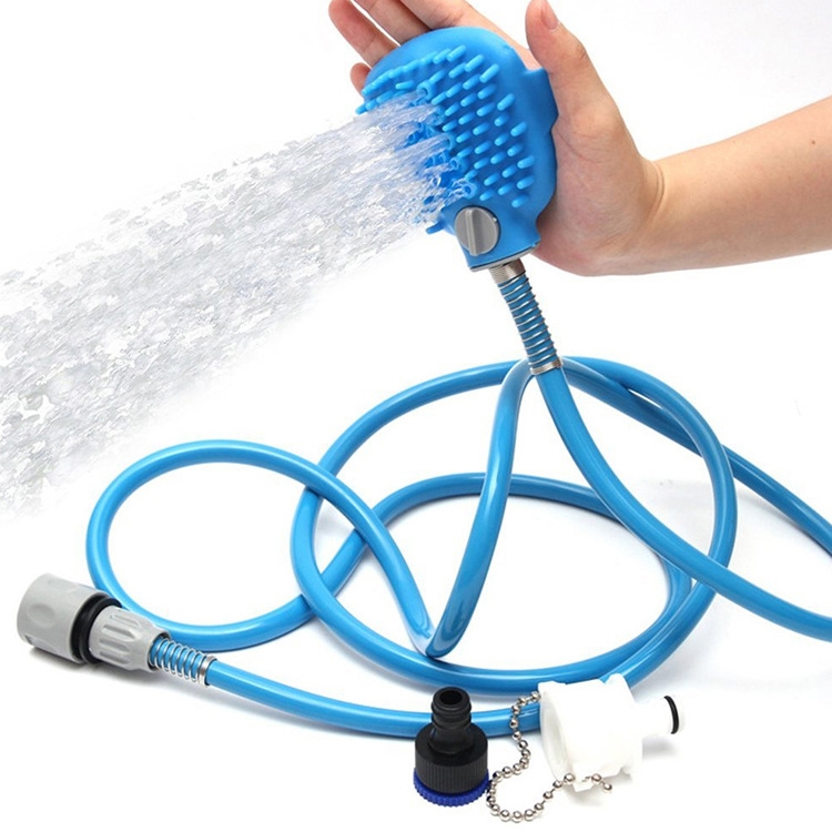 

Pet Shower Nozzle Massage Shower (Blue)