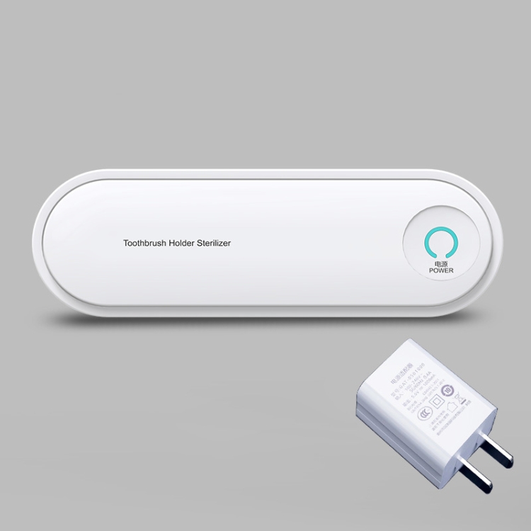 

Toothbrush Dryer Bathroom Wall-mounted Toothbrush Holder, Plug-in Powered with US Plug