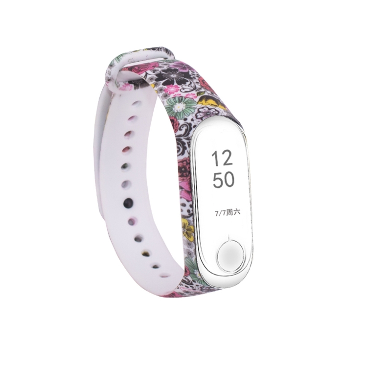 

Silicone Painting Wrist Strap Watch Band for Xiaomi Mi Band 3 & 4