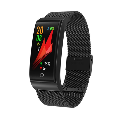 

F4 0.96 inch TFT Color Screen Metal Strap Smartband Smart Bracelet, IP67 Waterproof, Support Sports Mode / Call Reminder / Sleep Monitor / Blood Pressure / Heart Rate Monitor(Black)