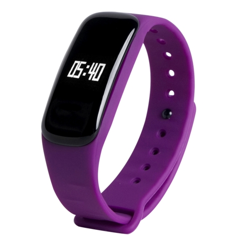 

M8 Blood Pressure Heart Rate Bluetooth Smart Bracelet, Pedometer / Sleep Monitor / Call Reminder / Distance / Calories / Blood Oxygen(Purple)