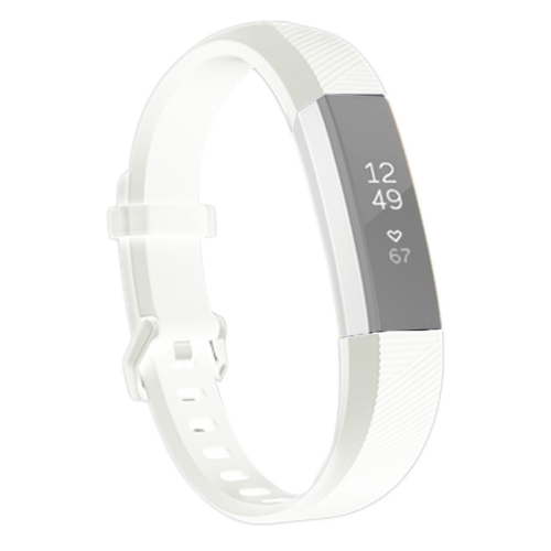 

For Fitbit Alta Smart Watch Silicone Watchband, Length: about 23.8cm(White)