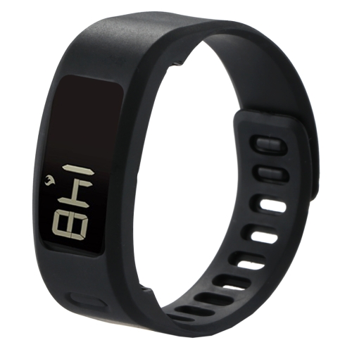 

For Garmin Vivofit 1 Smart Watch Silicone Watchband, Length: about 21cm(Black)