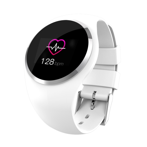 

Q1 1.0 inch TFT LCD Color Screen Smart Bracelet IP67 Waterproof, Support Call Reminder /Heart Rate Monitoring /Blood Pressure Monitoring /Blood oxygen monitoring /Sleep Monitoring /Pedometer(White)
