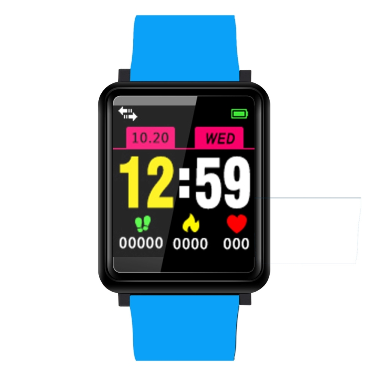 

QF1 1.44 inch TFT Color Screen Smart Bracelet IP67 Waterproof, Support Heart Rate Monitoring /Blood Pressure Monitoring /Blood oxygen monitoring /Sleep Monitoring /Sedentary Reminder /Information Push (Baby Blue)